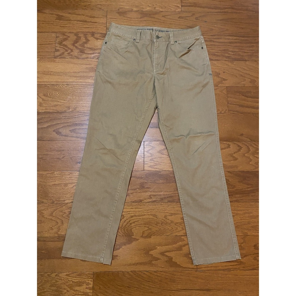 Toad & Co 5 Pocket Mission Ridge Pant Lean Fit Brown Mens 33x30 Excellent Condit